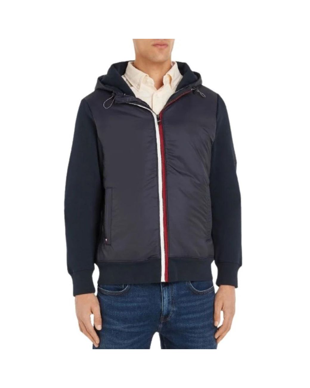 Tommy Hilfiger Blue Rain Jackets for men