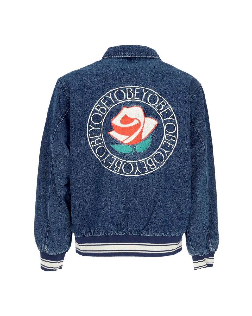 Obey Blue Denim Jackets for men