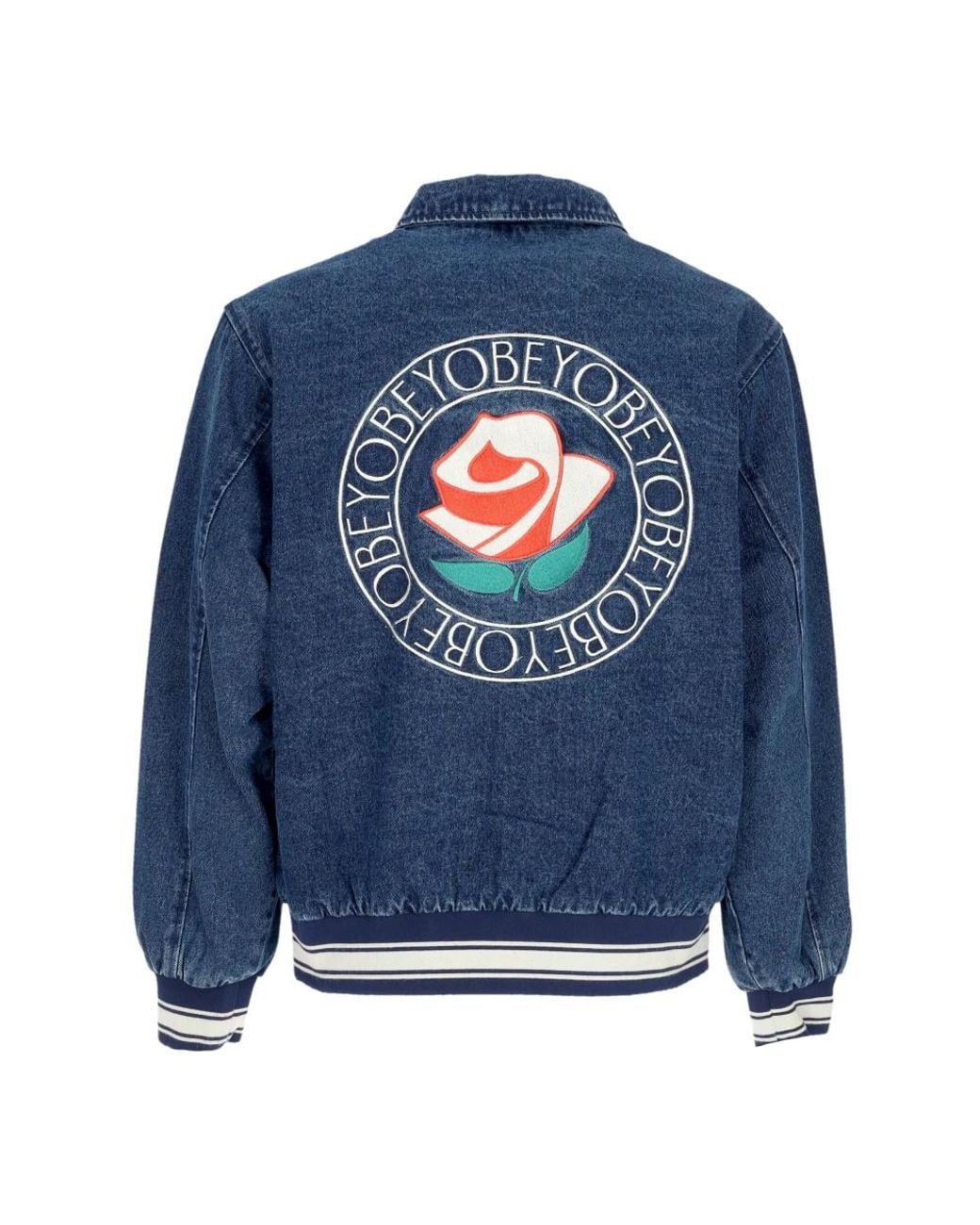 Obey Blue Denim Jackets for men