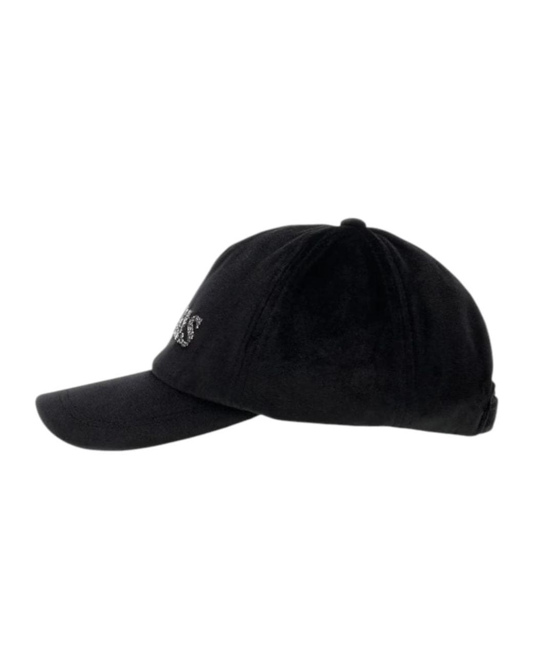 Guess Black Rhinestone Logo Cap