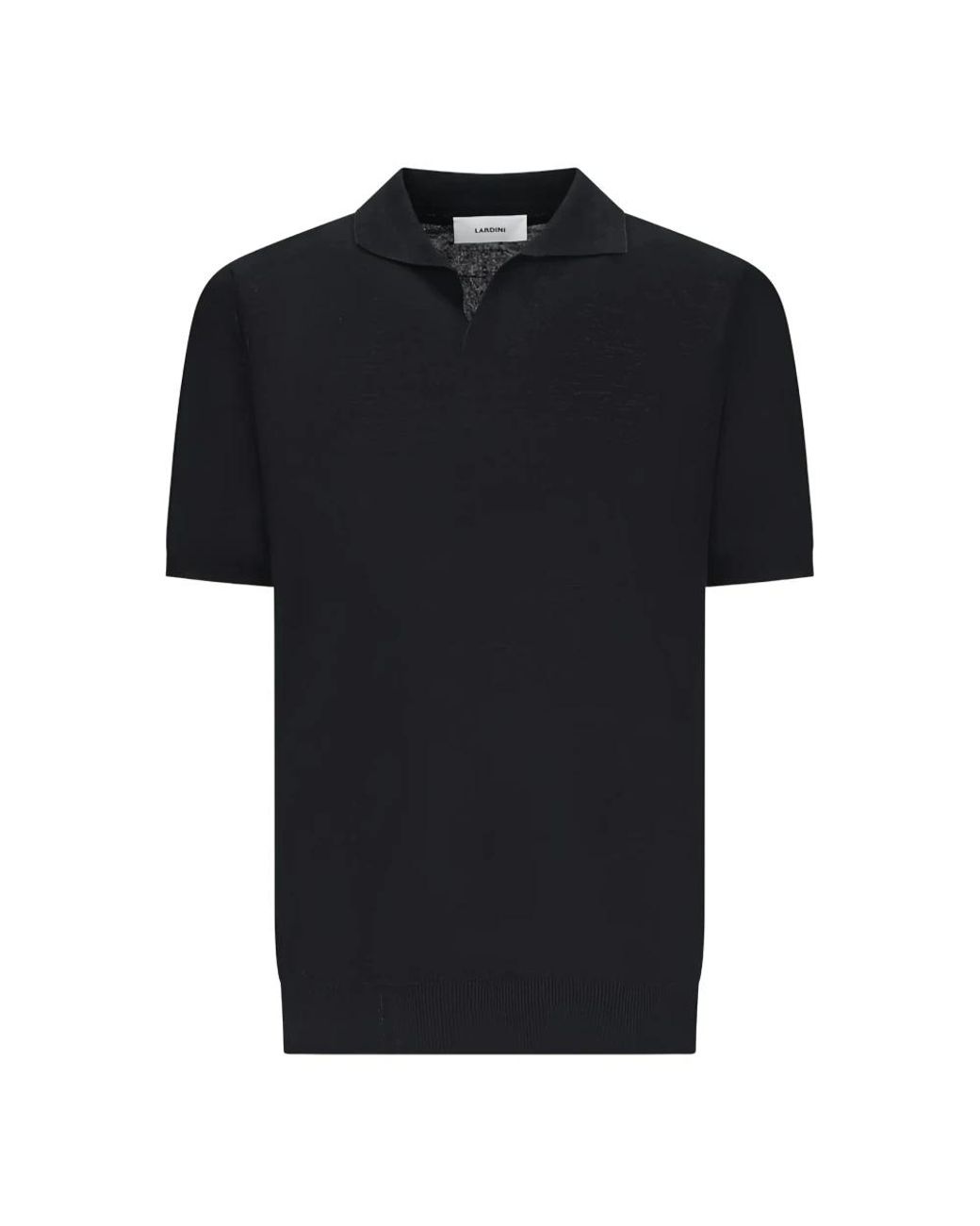 Lardini Black Polo Shirts for men