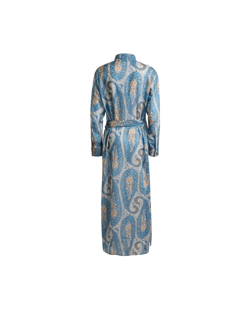 Etro Blue Shirt Dresses