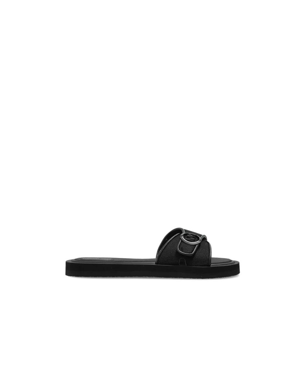 Michael Kors Black Mk Pool Slide