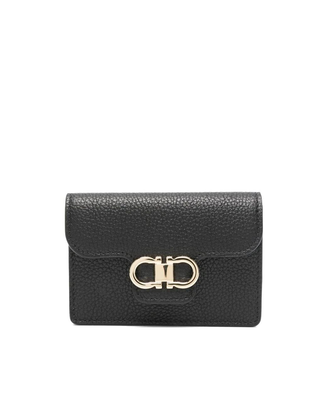 Wallets & Cardholders di Ferragamo in Black