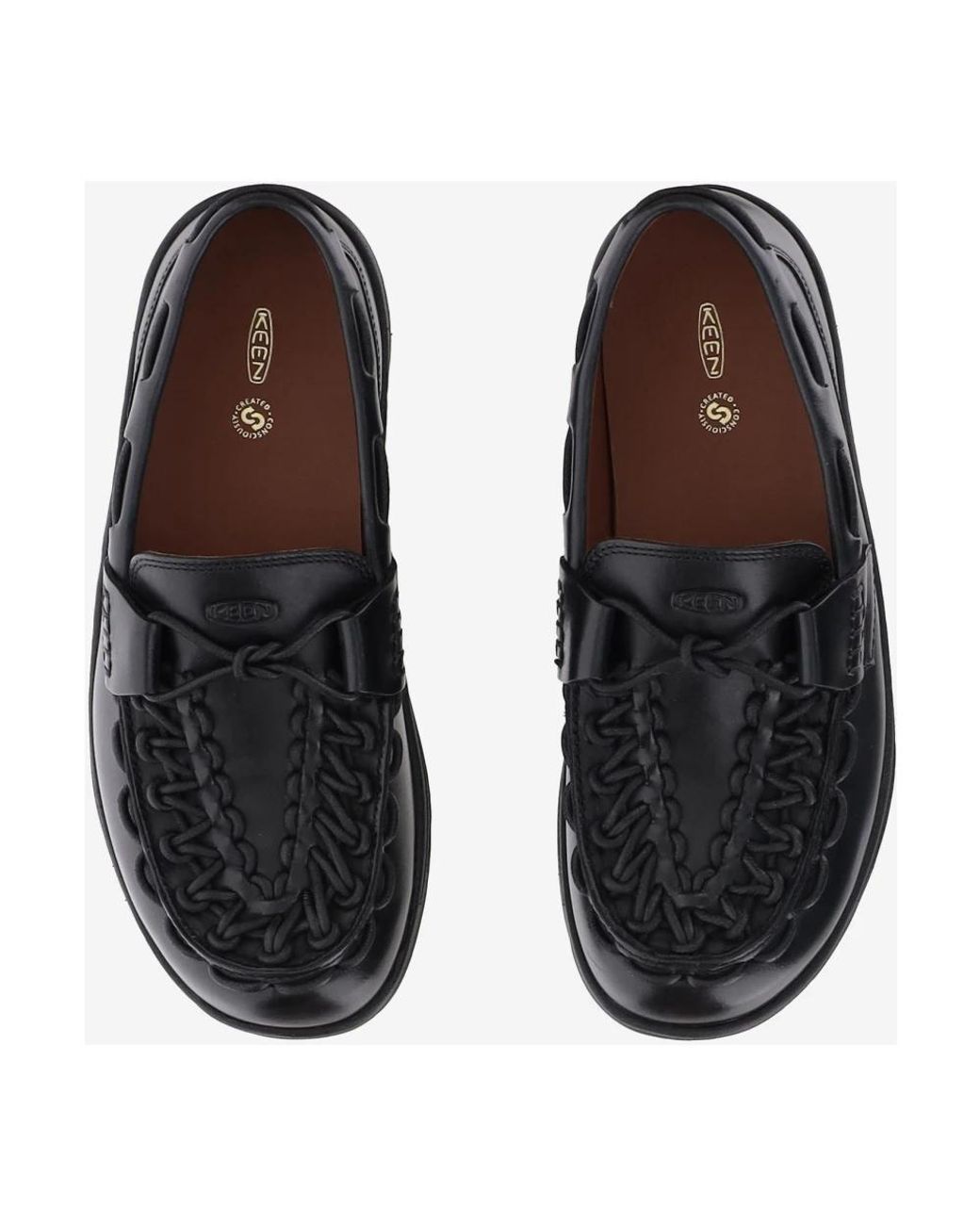 Keen Uneek Leder Loafer in Black für Herren
