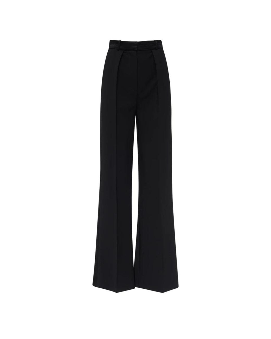 Elisabetta Franchi Black Wide Trousers
