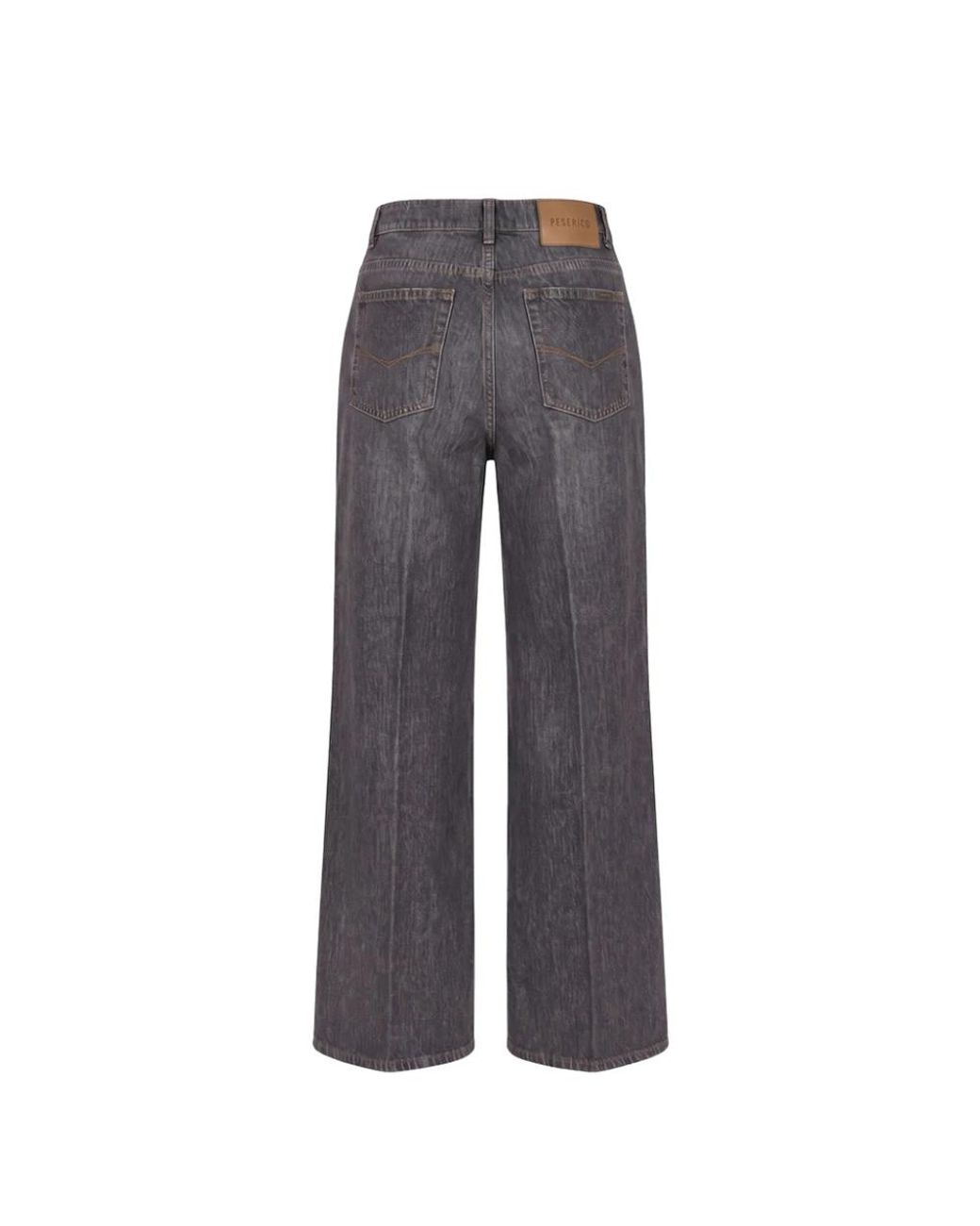 Peserico Gray Wide Jeans