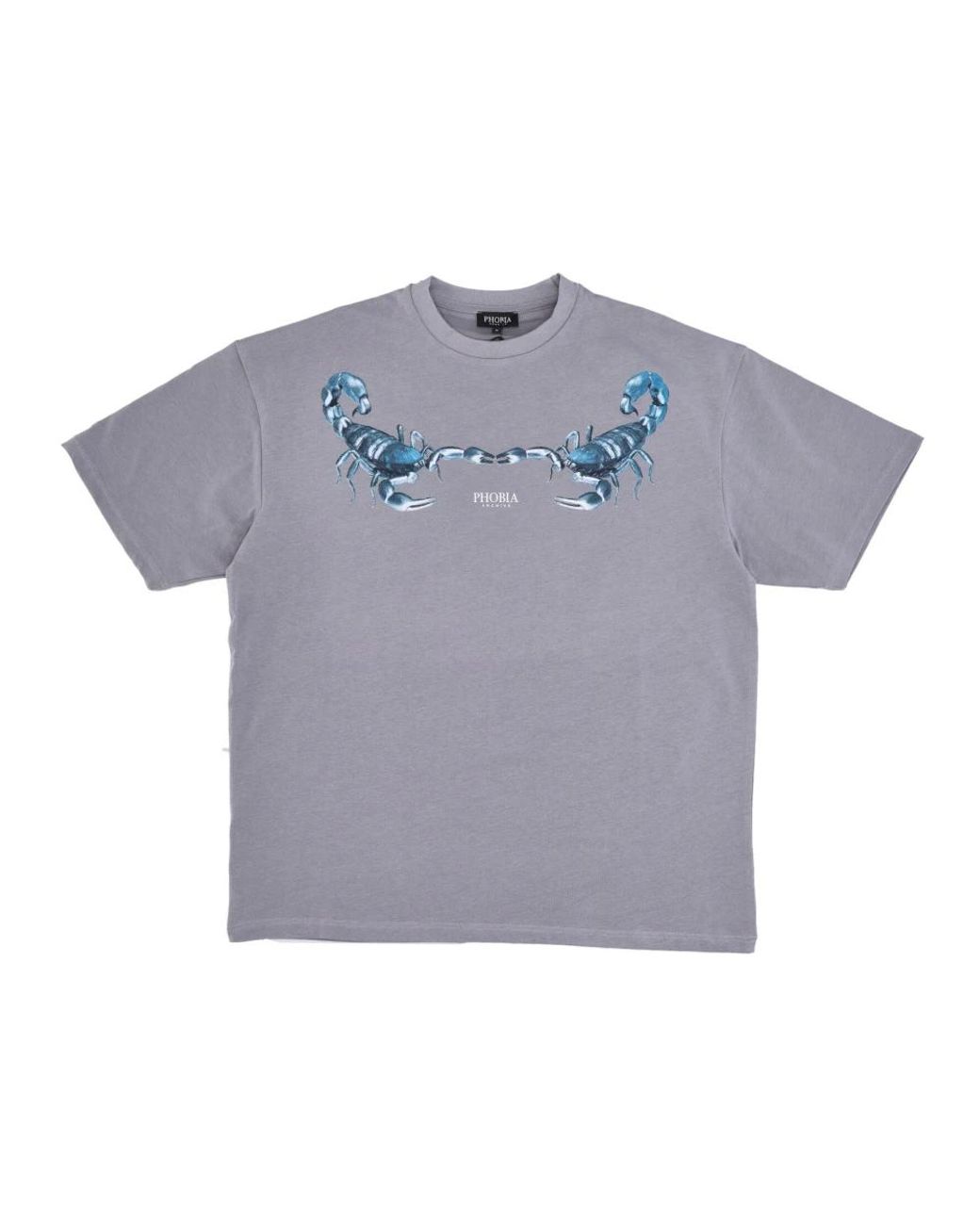 PHOBIA ARCHIVE Scorpion Print Tee in het Gray voor heren