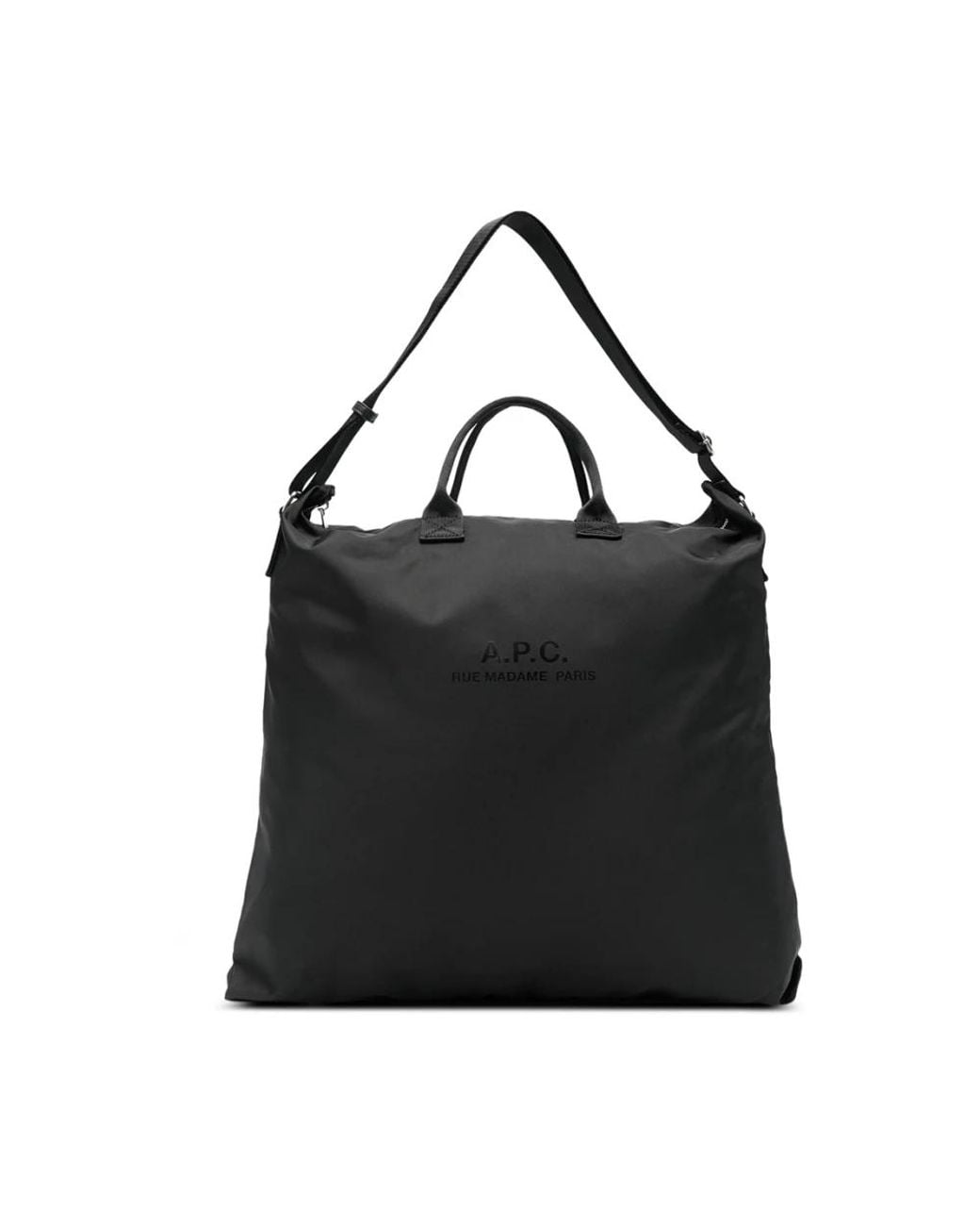 A.P.C. Black Shopping Bags for men