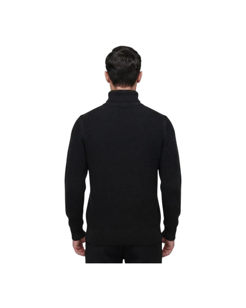 Daniele Alessandrini Black Turtlenecks for men
