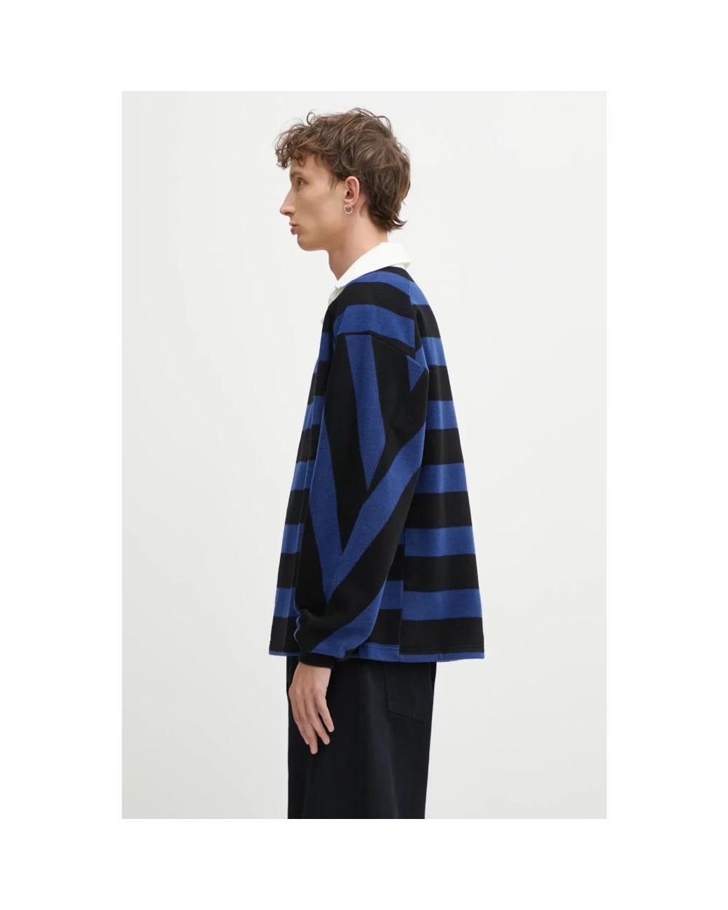 Round-Neck Knitwear Adererror de hombre de color Blue