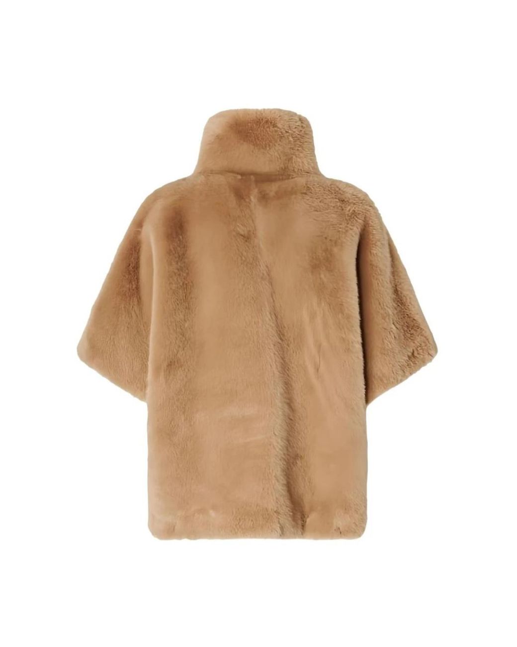 Pinko Brown Faux Fur & Shearling Jackets