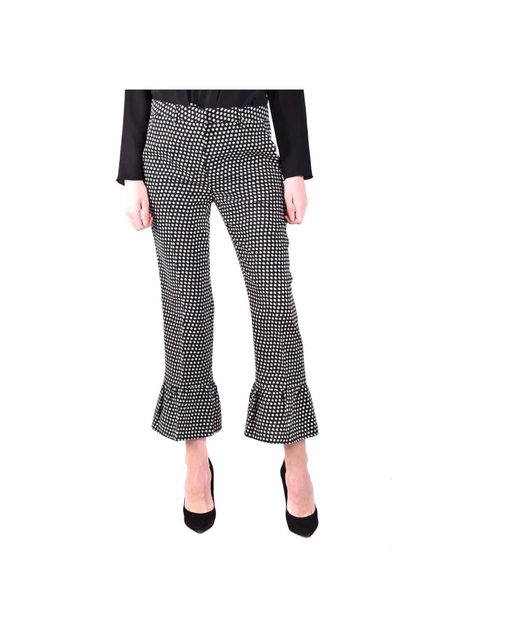 Philosophy Di Lorenzo Serafini Gray Cropped Trousers