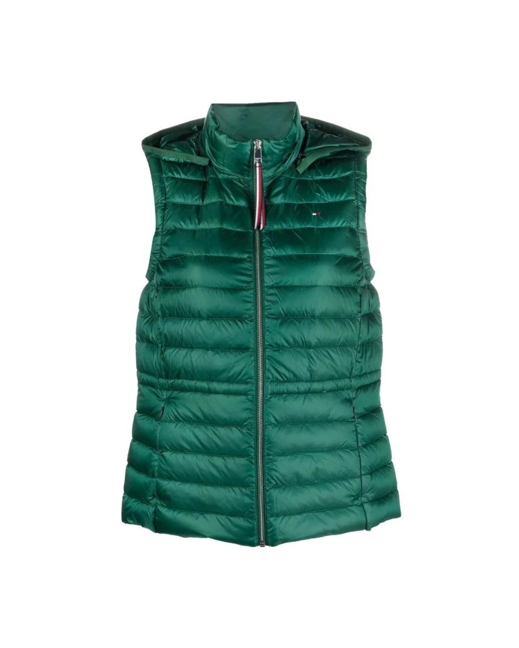 Vests, Mujer, Talla Tommy Hilfiger de color Green