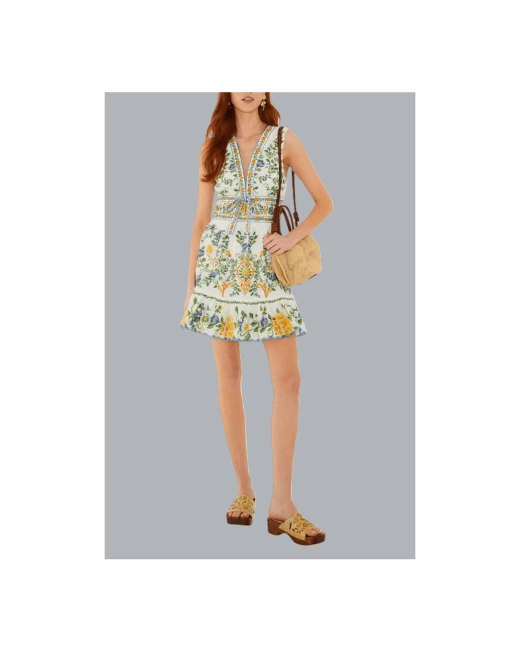 Farm Rio Green Short Dresses
