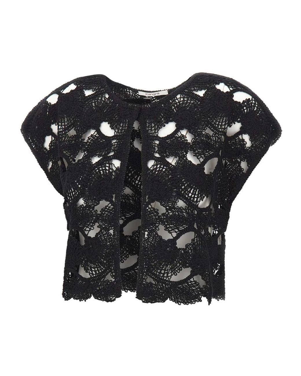 Blouses Kangra de color Black