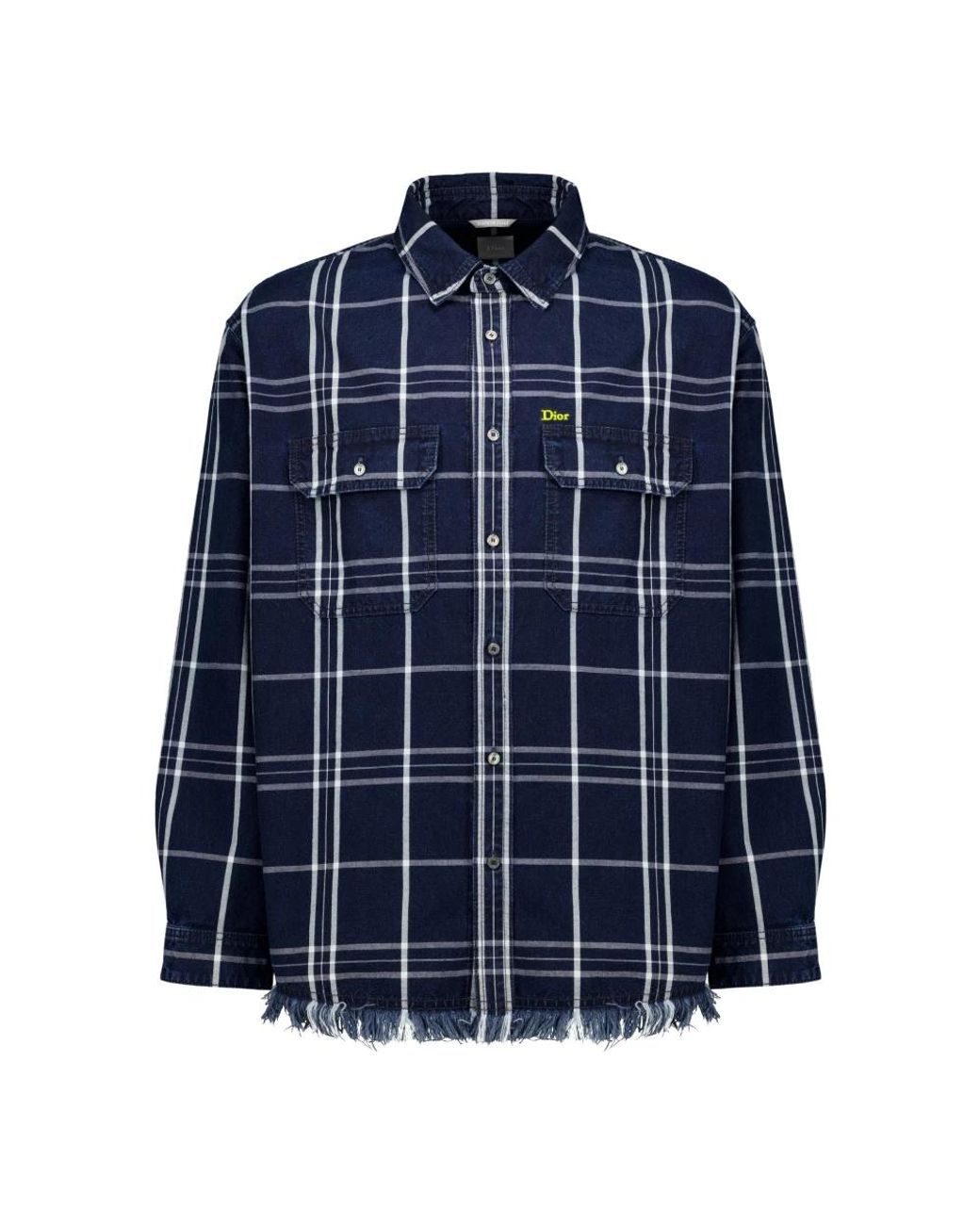 Dior Blue Casual Shirts for men