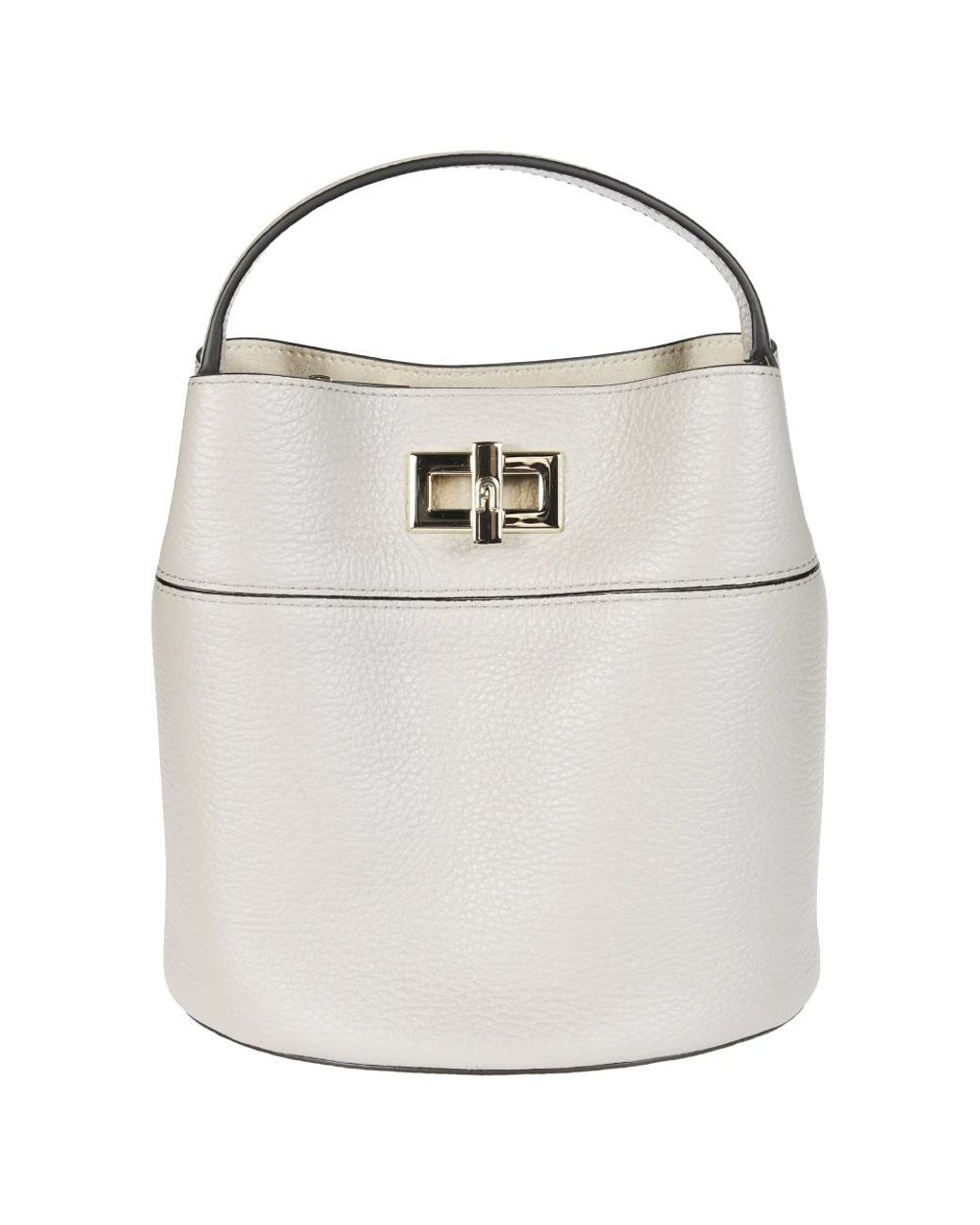 Furla White Bucket Bags