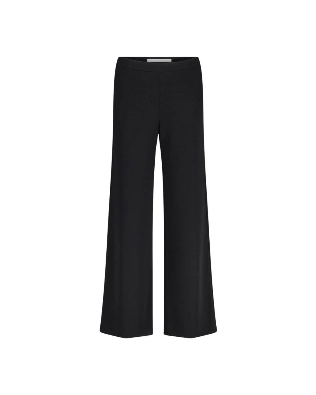 RAFFAELLO ROSSI Black Wide Trousers
