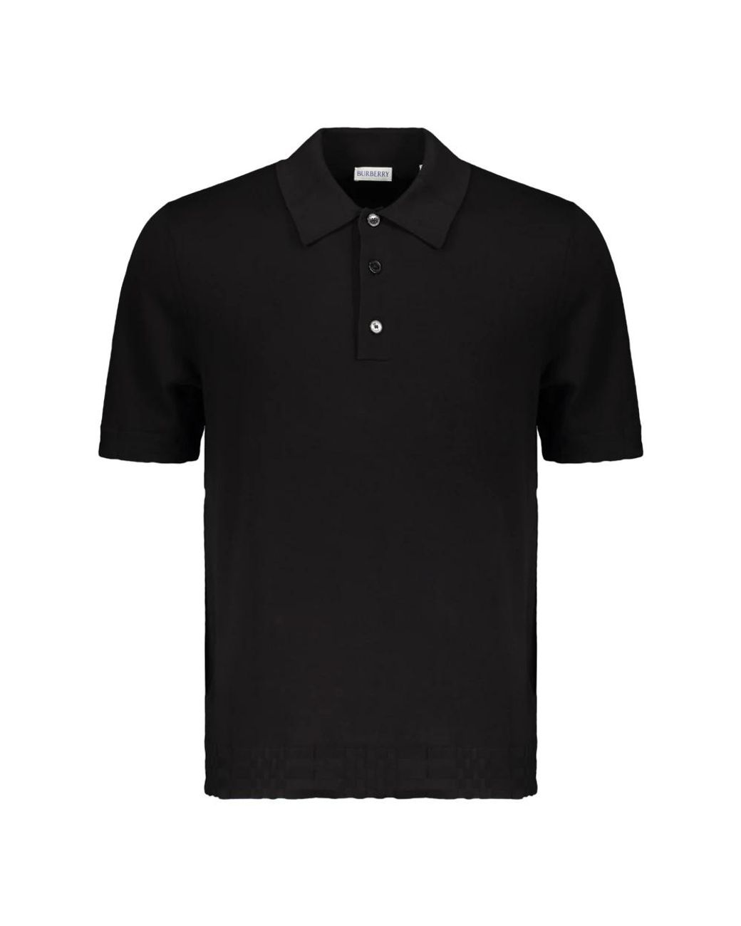 Burberry Black Polo Shirts for men