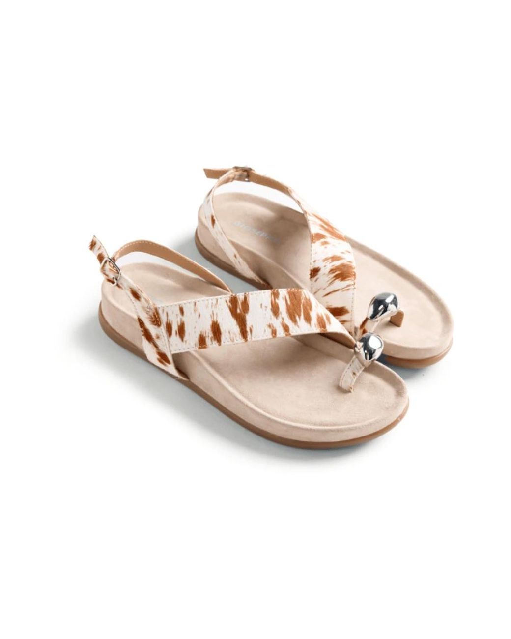 Gioseppo Pink Flat Sandals