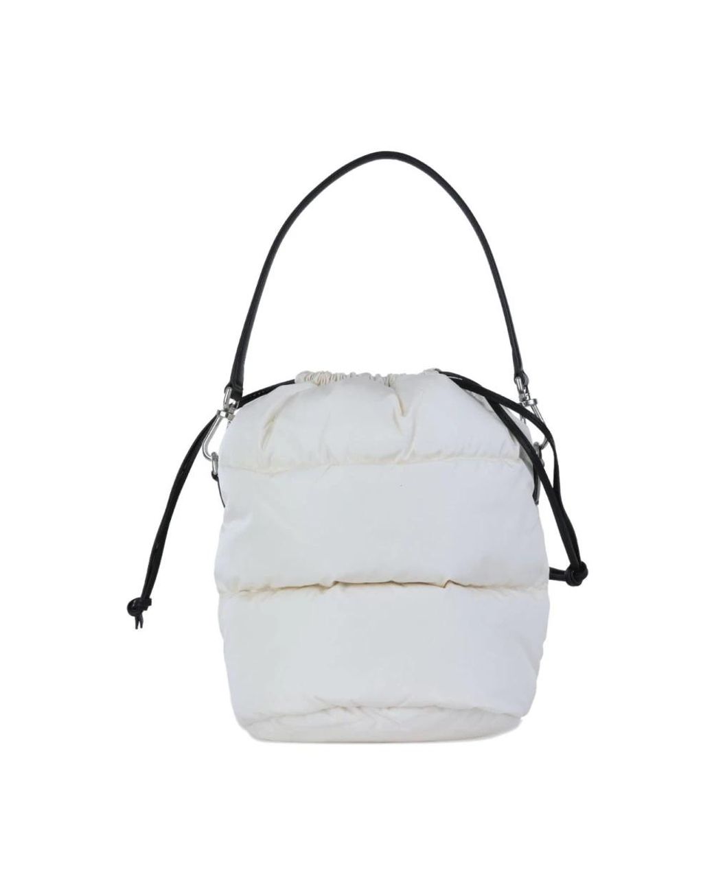 Moncler White Bucket Bags