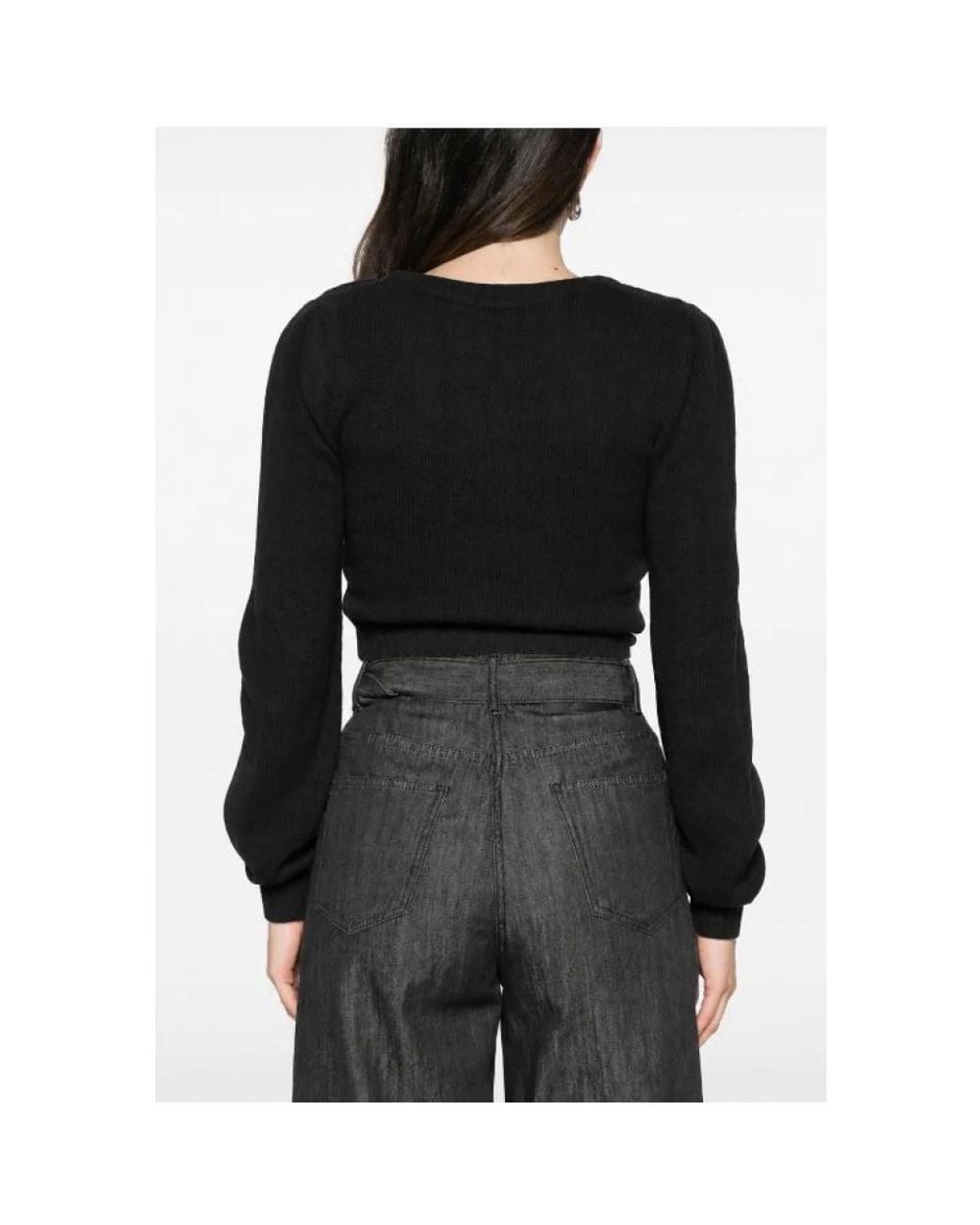 Twinset Black V-Neck Knitwear