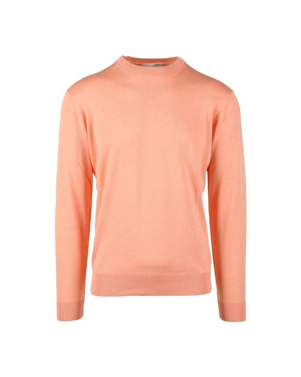 FILIPPO DE LAURENTIIS Pink Round-Neck Knitwear for men