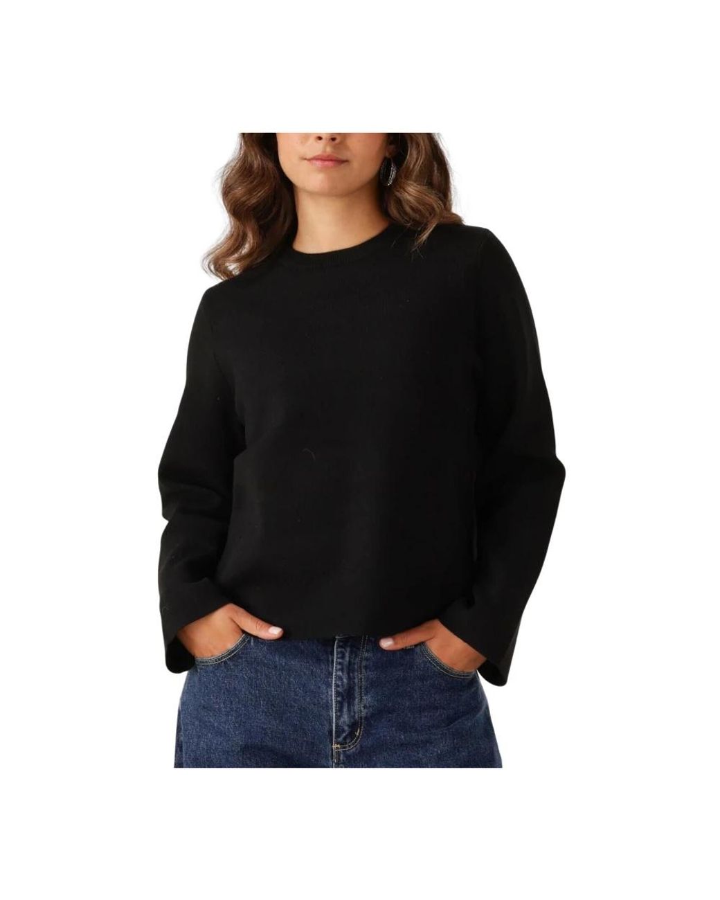 Object Reynard O-Neck Pullover in het Black