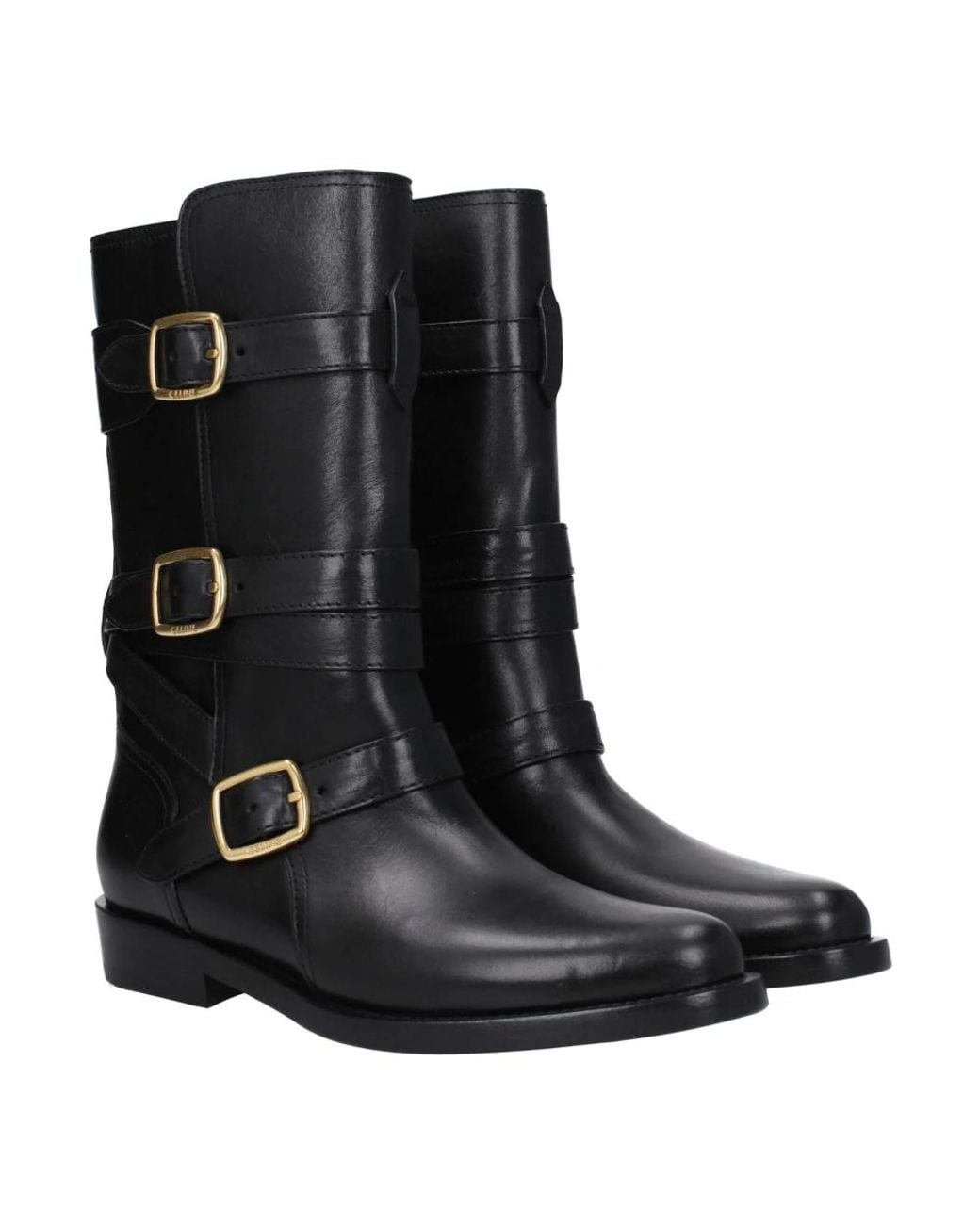 Céline Black High Boots