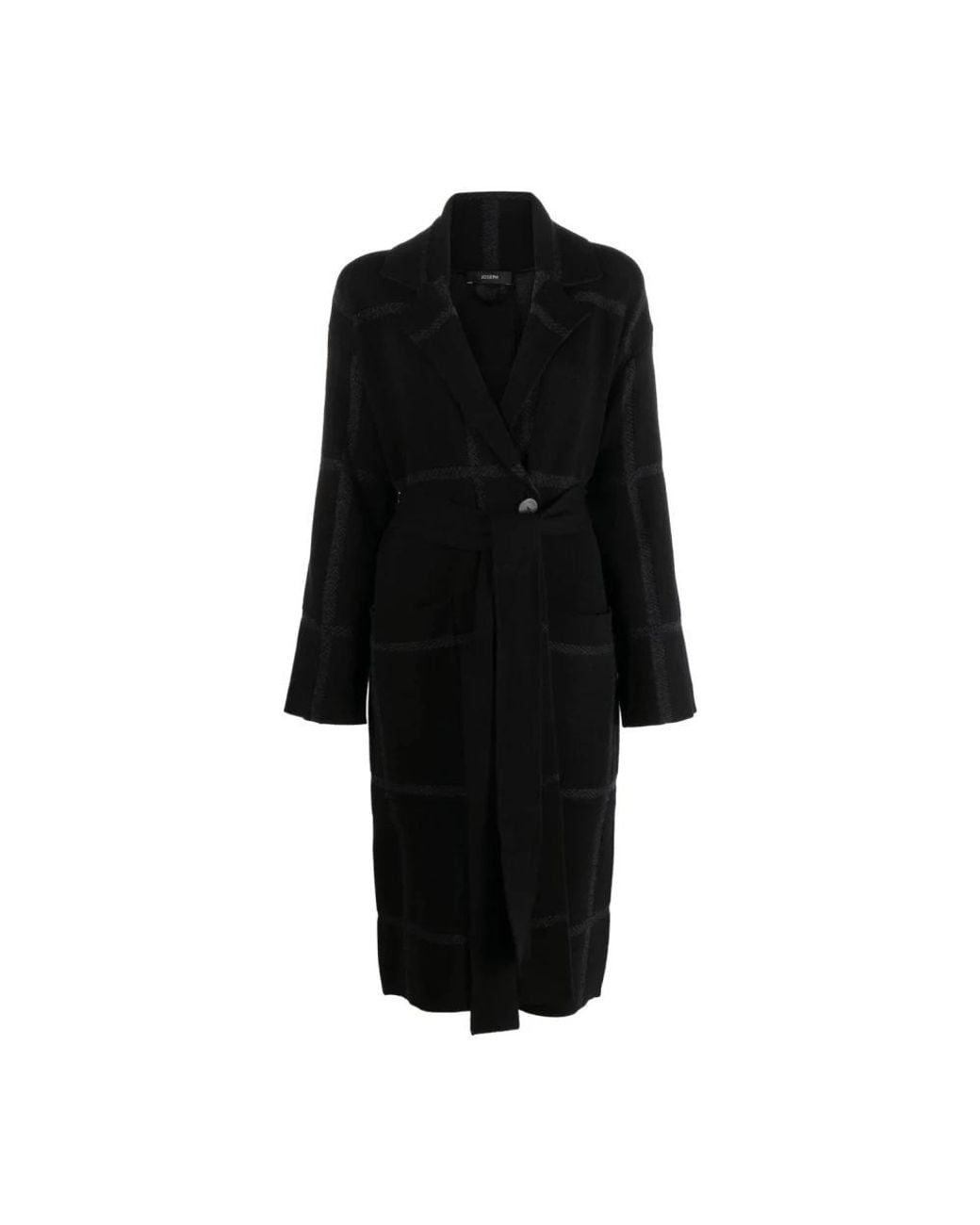 Joseph Black Single-Breasted Coats