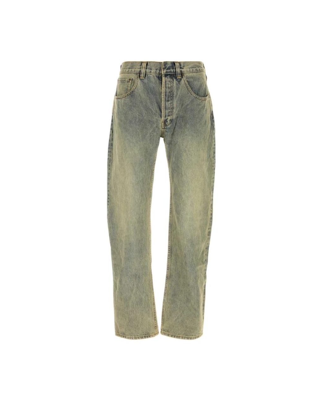 Entire studios Green Straight Jeans for men