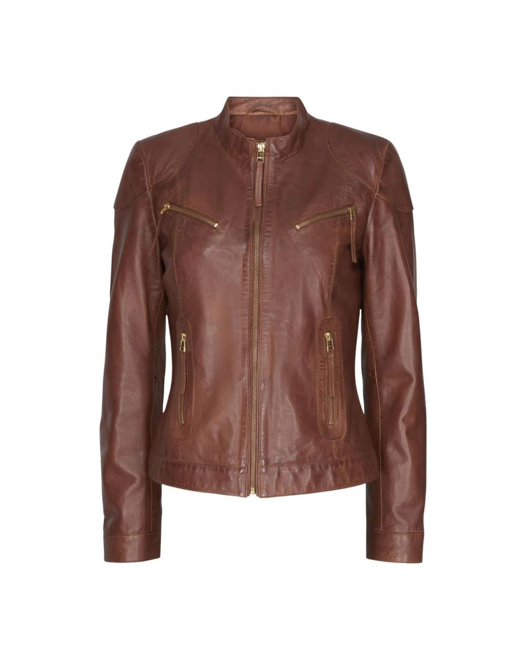 Notyz Brown Leather Jackets