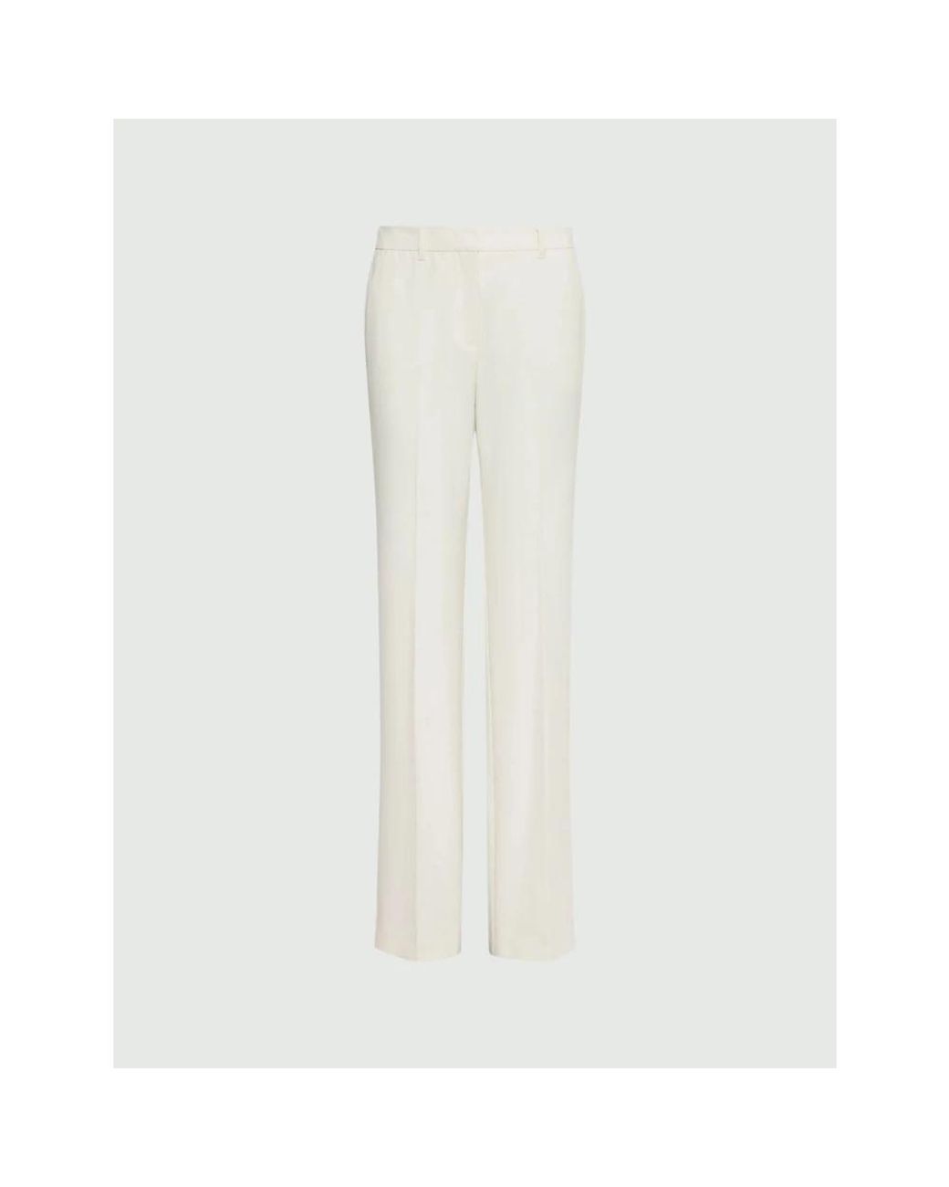 Marella White Wide Trousers