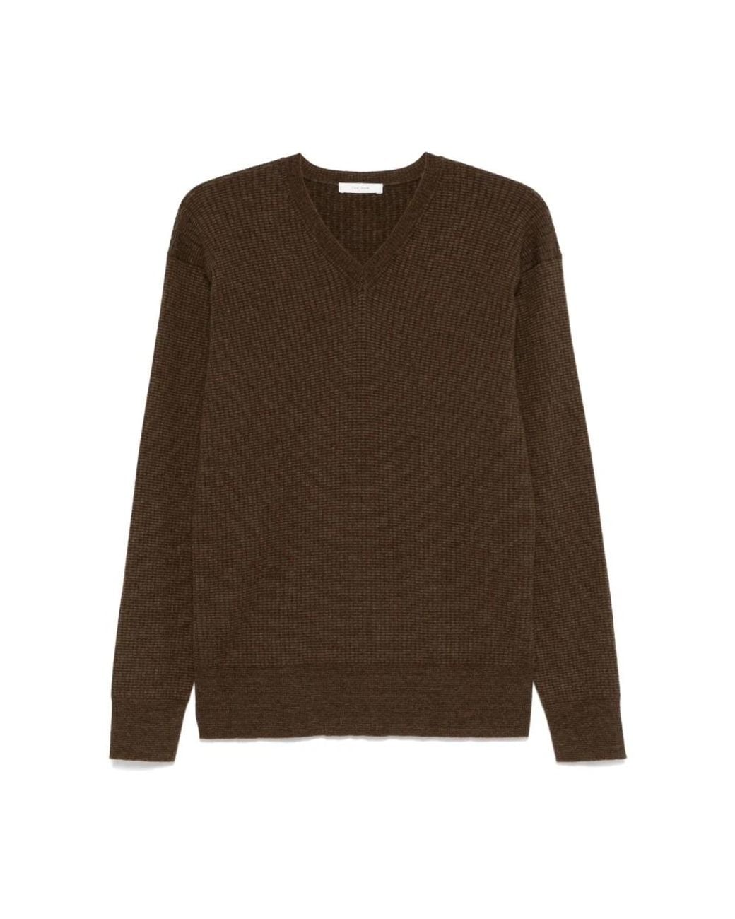 The Row Brown Cashmere Knitwear