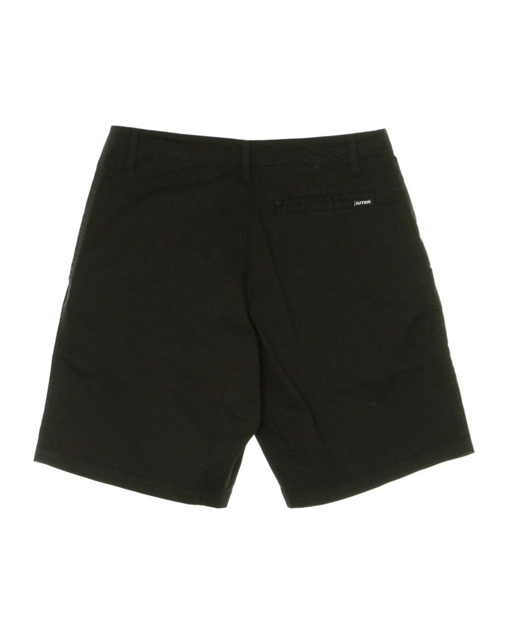 Iuter Black Casual Shorts for men