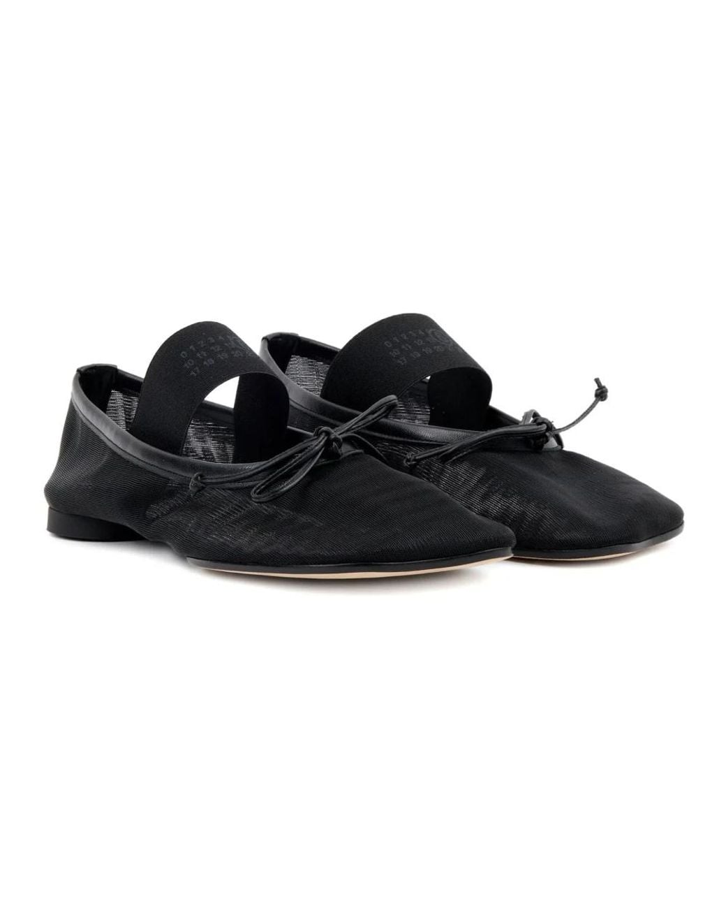 MM6 by Maison Margiela Black Ballerina Shoes