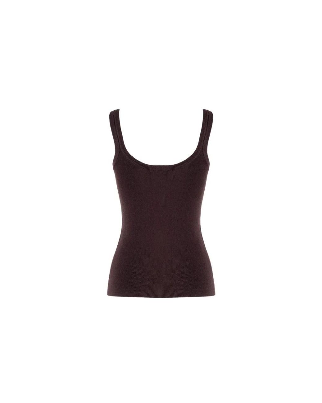 Nenette Purple Sleeveless Tops