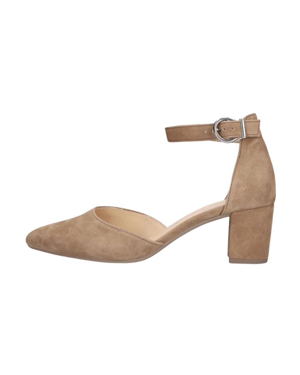 Gabor Schoenen ,Bruin ,Sandalen Met Hak 340 in het Natural
