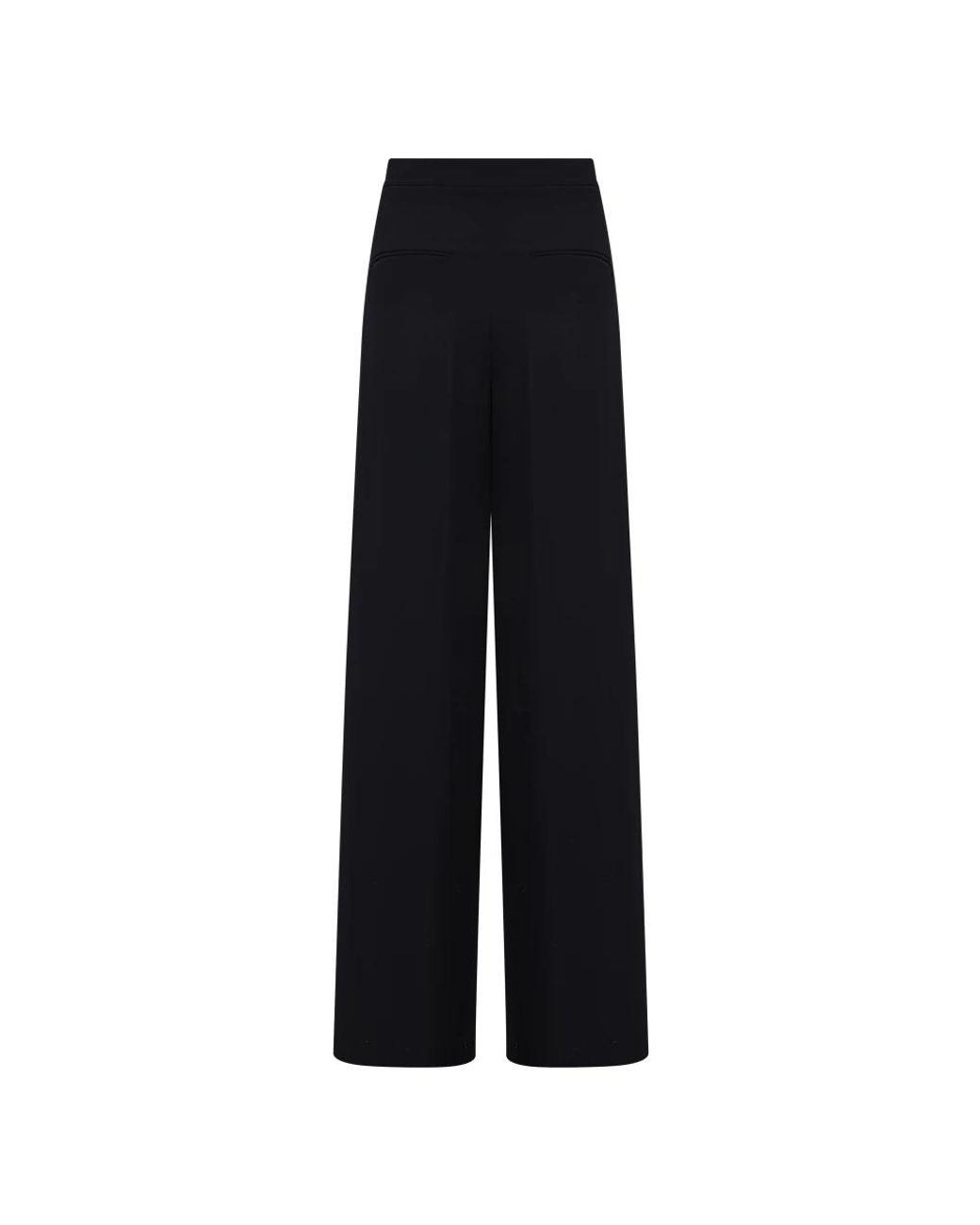 Moschino Black Wide Trousers
