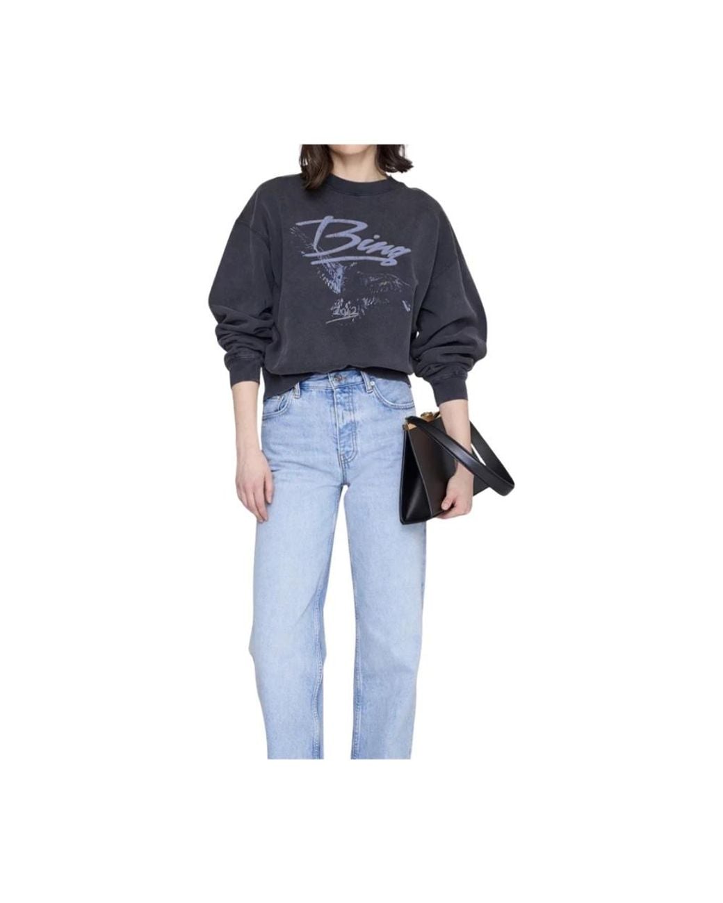 Anine Bing Blue Sweatshirts