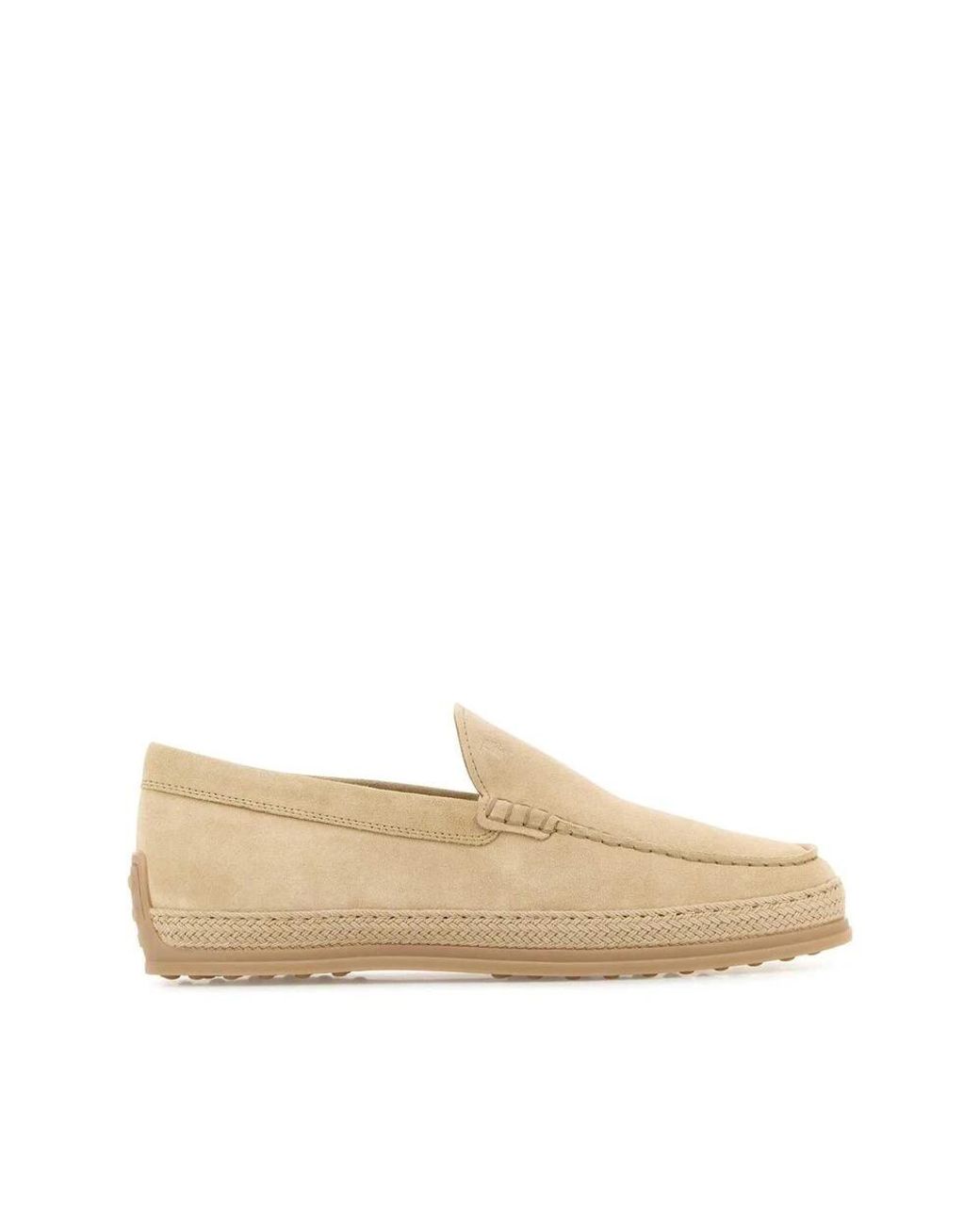 Tod's Natural 'Pantofola' Loafers for men