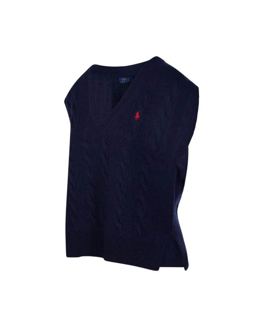 Polo Ralph Lauren Blue V-Neck Knitwear