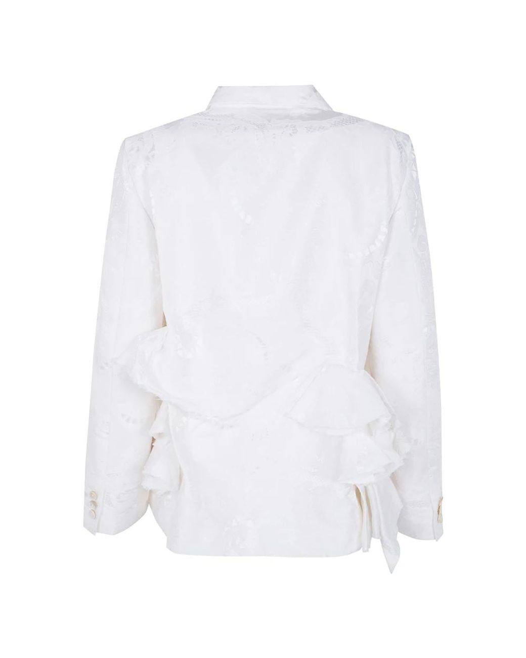 Comme des Garçons White Blazers