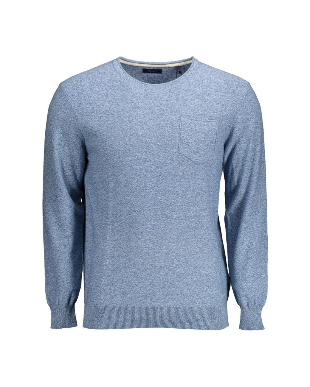 Gant Blue Round-Neck Knitwear for men
