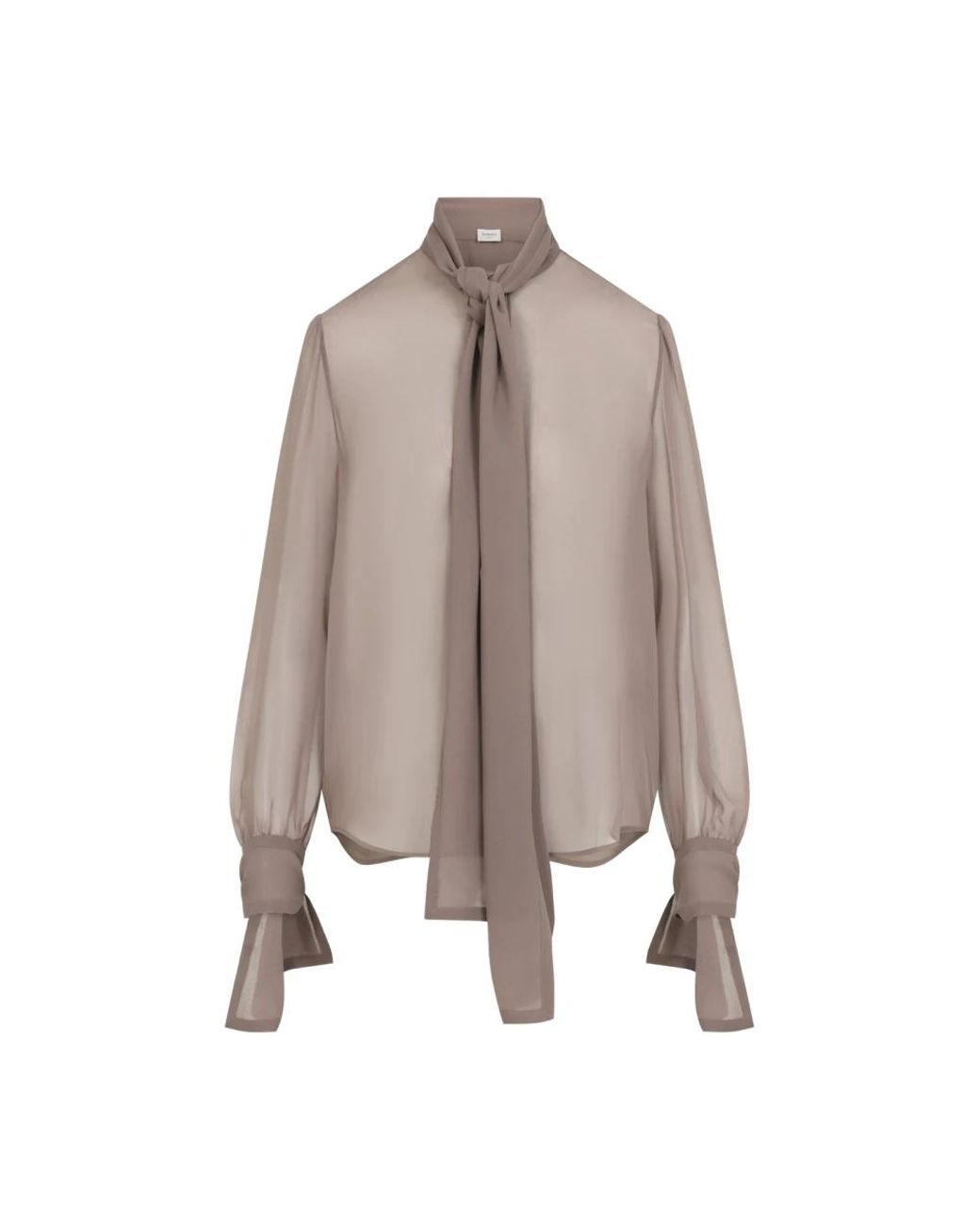 Saint Laurent Brown Blouses