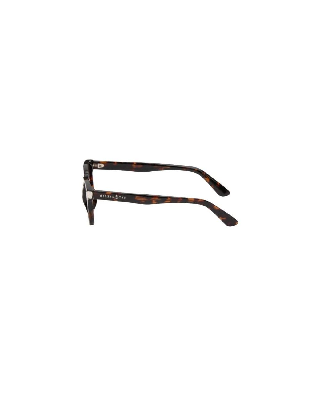 MM6 by Maison Margiela Brown Sunglasses
