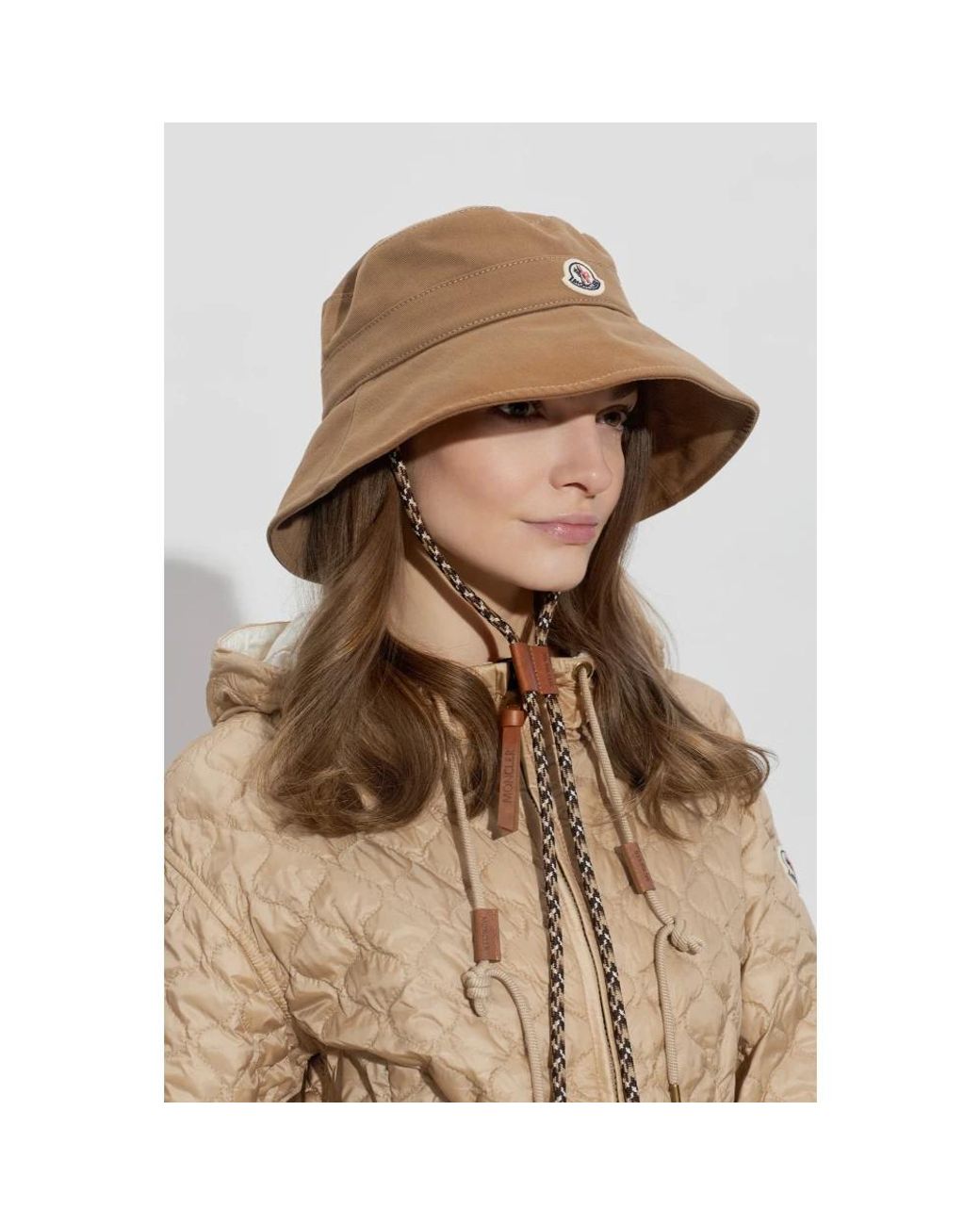 Moncler Natural Logo Patch Hat