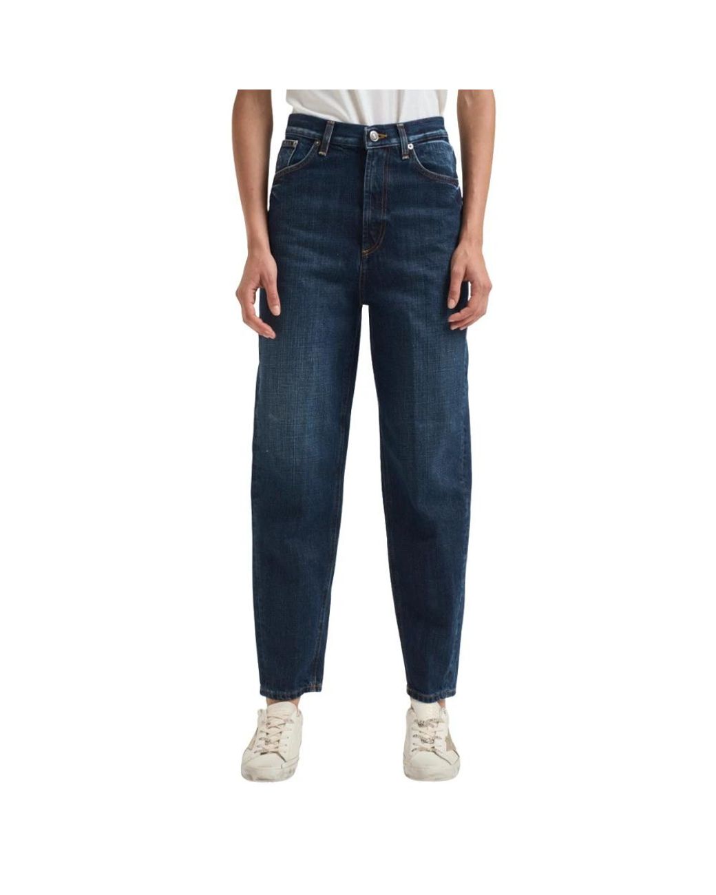 Dondup Blue Loose Fit Jeans