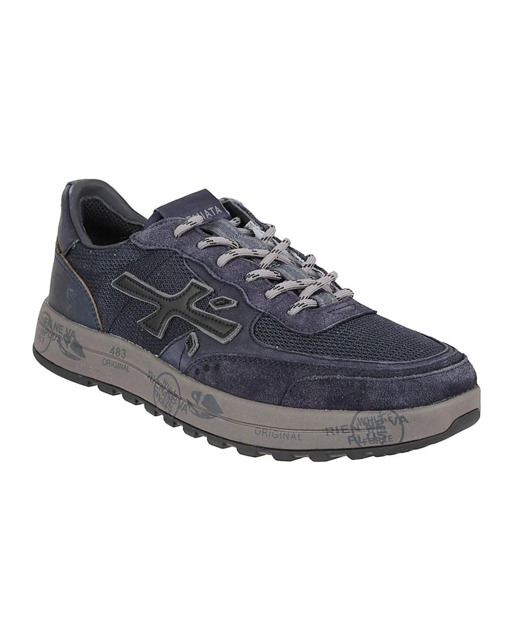 Premiata Blue Sneakers for men